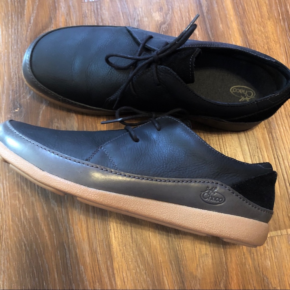 Chaco Montrose Lace Up Oxford Black/Gray Size 13